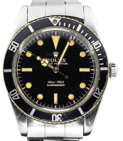 Rolex Submariner 5508 37mm Stainless steel Black