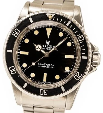 Rolex Submariner 5513 40mm Stainless steel Black