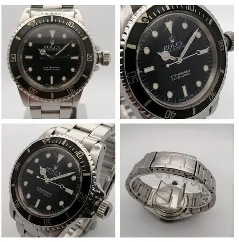 Rolex Submariner 5513 40mm Stainless steel Black