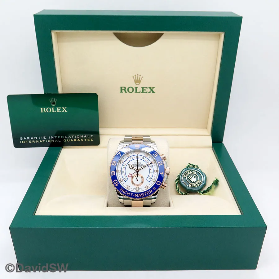 Rolex Yacht-Master II 116681 44mm 18K/SS White 1