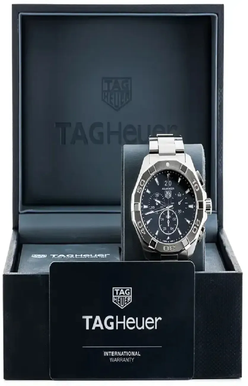 TAG Heuer Aquaracer CAY1110-0 40.5mm Stainless steel Black 1