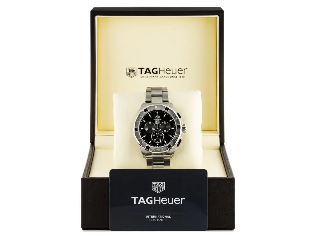 TAG Heuer Aquaracer CAY1110 43mm Stainless steel Black 2