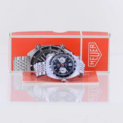 TAG Heuer Autavia 1163V 42mm Stainless steel Black 2