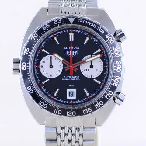 TAG Heuer Autavia 1163V 42mm Stainless steel Black 12