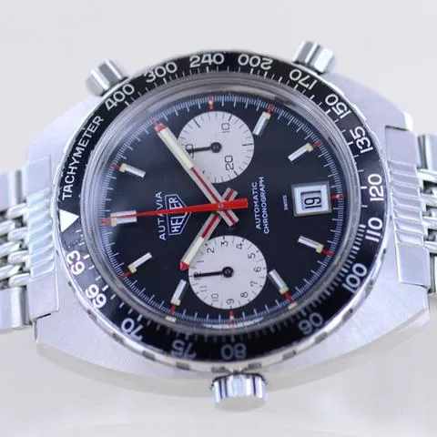 TAG Heuer Autavia 1163V 42mm Stainless steel Black 13