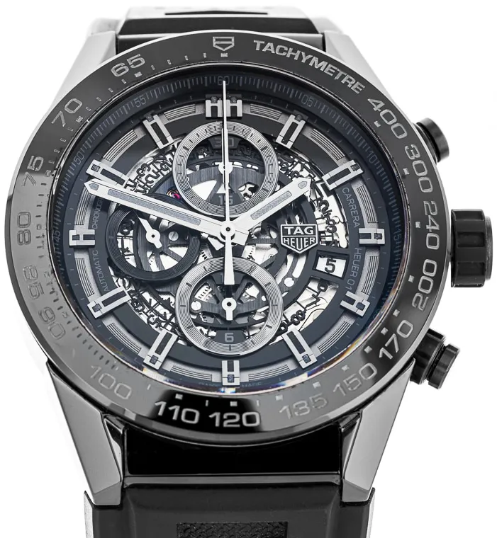 TAG Heuer Carrera Calibre HEUER 01 CAR2A90.FT6071 45mm Ceramic Skeleton