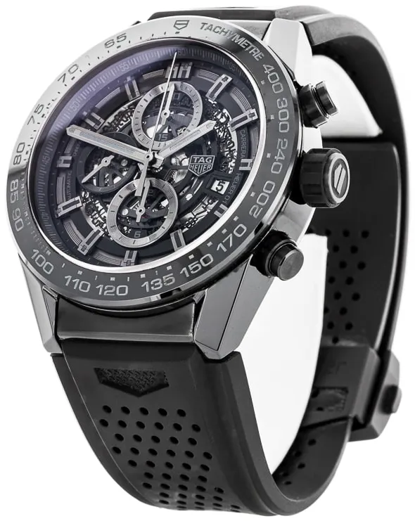 TAG Heuer Carrera Calibre HEUER 01 CAR2A90.FT6071 45mm Ceramic Skeleton 1