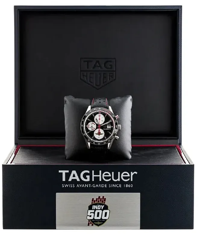 TAG Heuer Carrera CV201AS 41mm Stainless steel Black 4