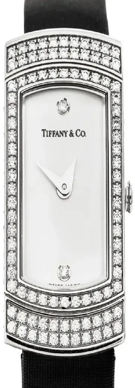 Tiffany 13.6mm 18ct white gold White