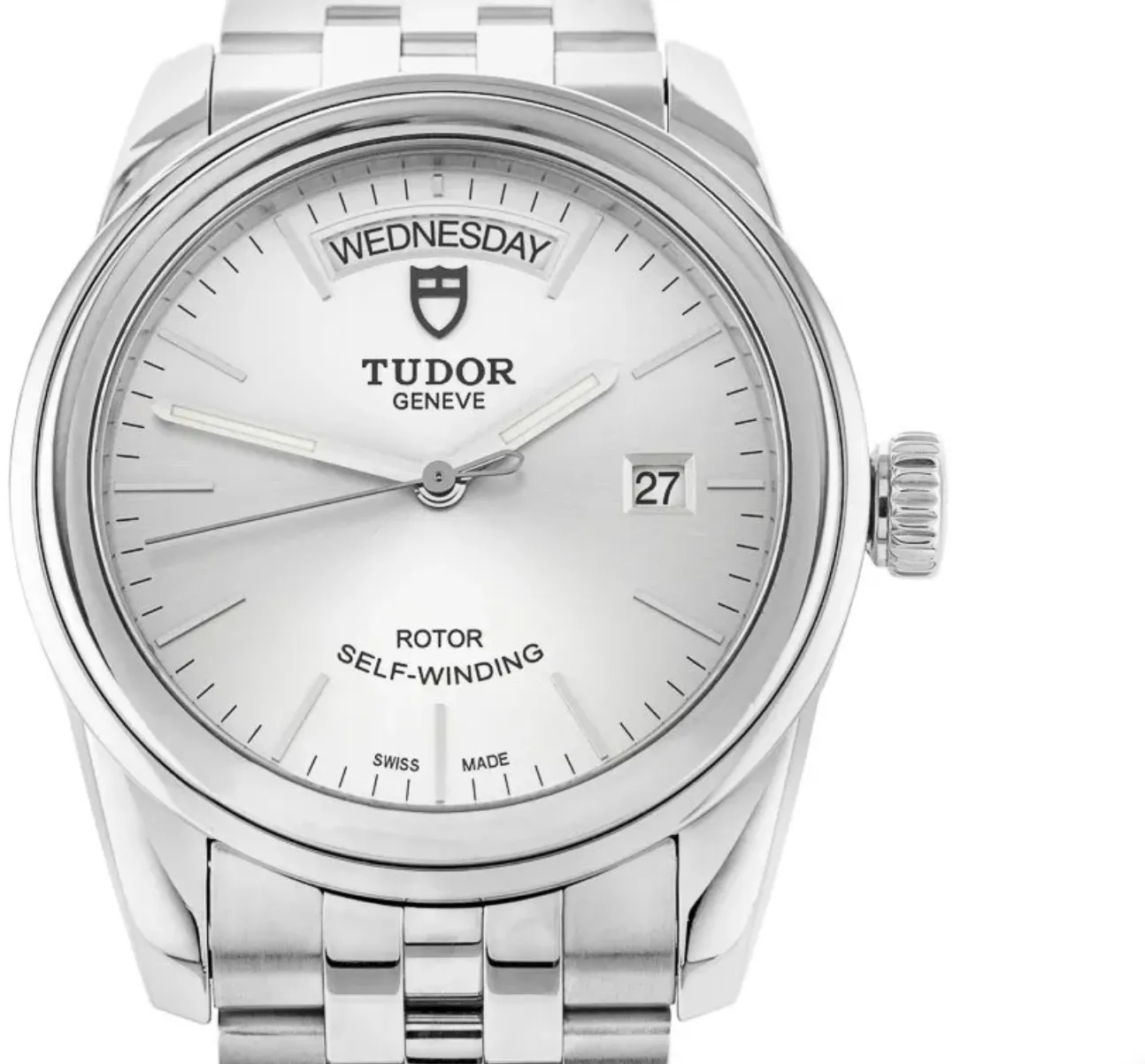 Tudor Glamour 56000 39mm Stainless steel Silver