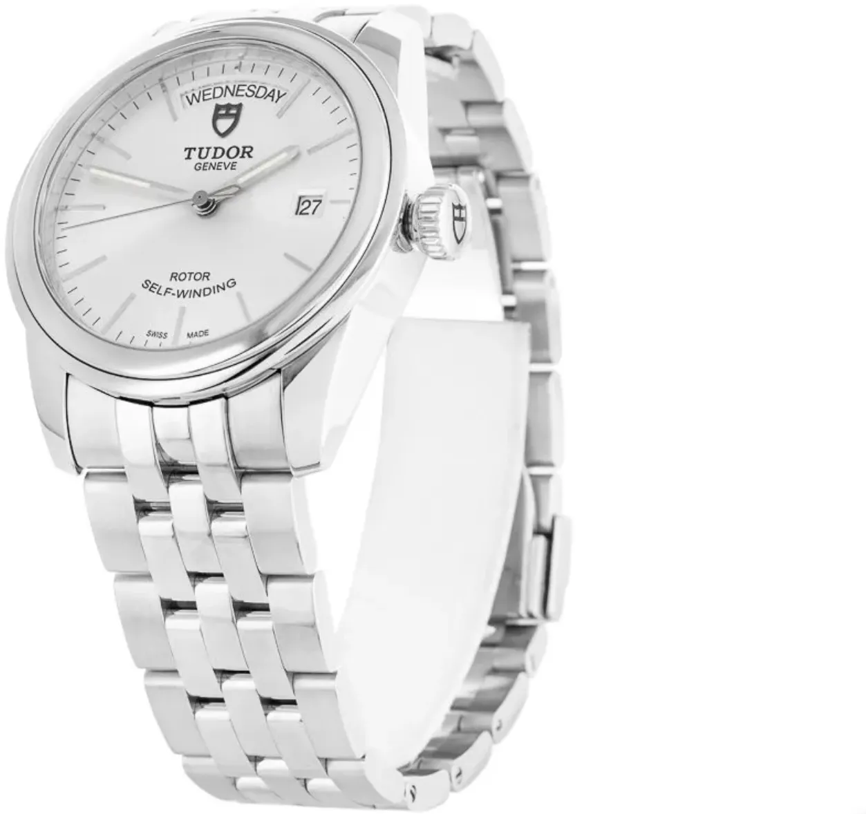 Tudor Glamour 56000 39mm Stainless steel Silver 1