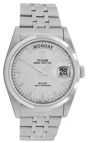 Tudor Prince Date-Day 76200 36mm Steel Silver