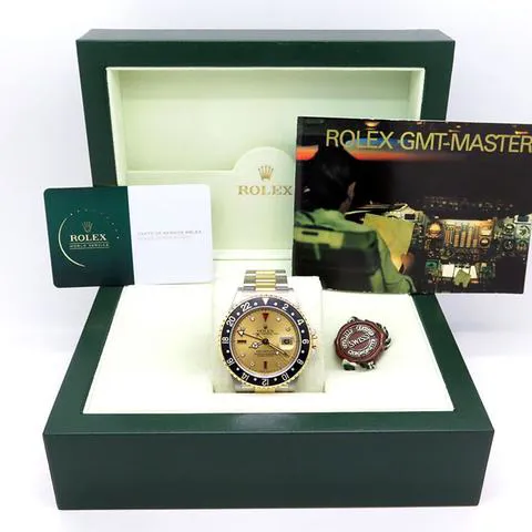 Rolex GMT-Master II 16713LN 40mm Yellow gold and Stainless steel Champagne 1