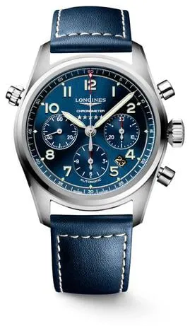 Longines Spirit L3.820.4.93.0 42mm Stainless steel Blue