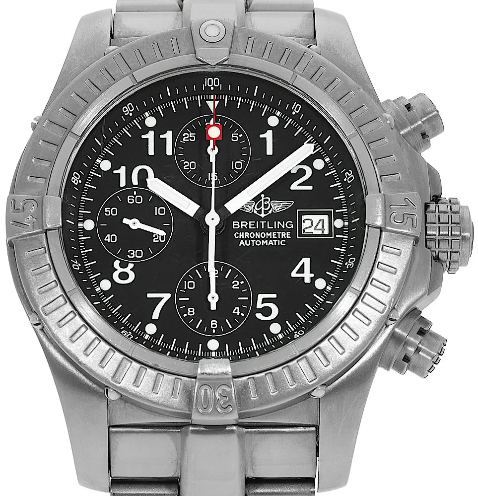 Breitling Avenger E13360 44mm Titanium Schwarz