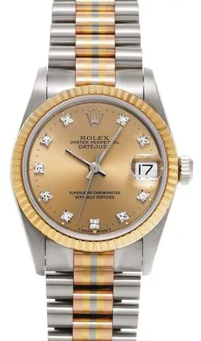 Rolex Datejust 68279GBIC 31mm White gold Champagne