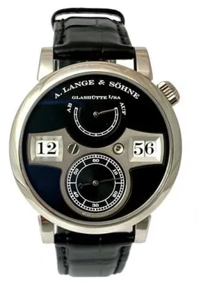 A. Lange & Söhne Lange Zeitwerk 140.029 42mm White gold Black