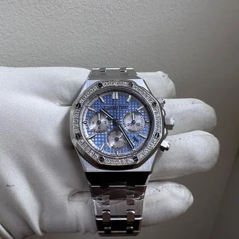 Audemars Piguet Royal Oak 26715ST.ZZ.1356ST.01 38mm Stainless steel Light blue