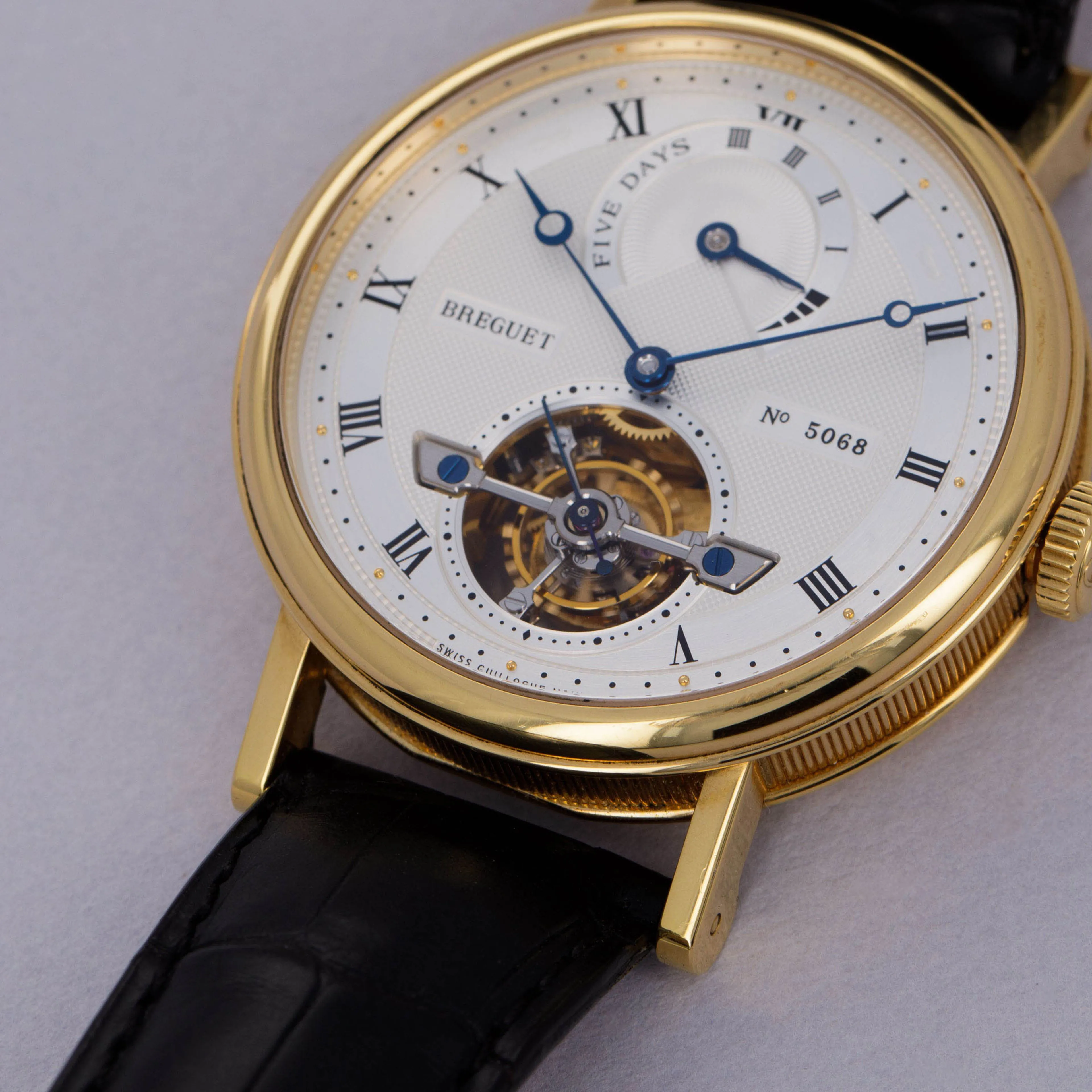 Breguet Classique Tourbillon 5317 39mm Yellow gold Silver 2