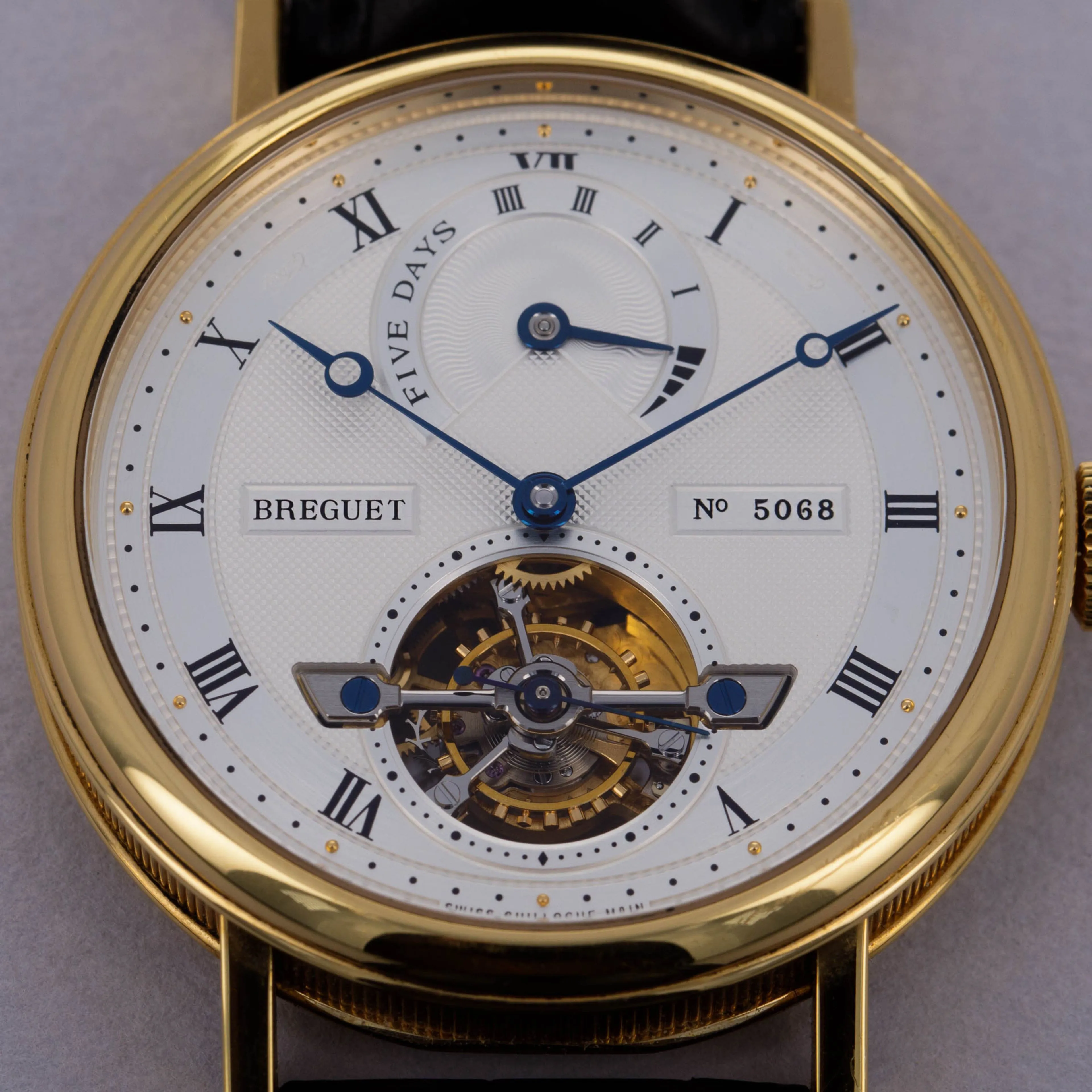 Breguet Classique Tourbillon 5317 39mm Yellow gold Silver 11