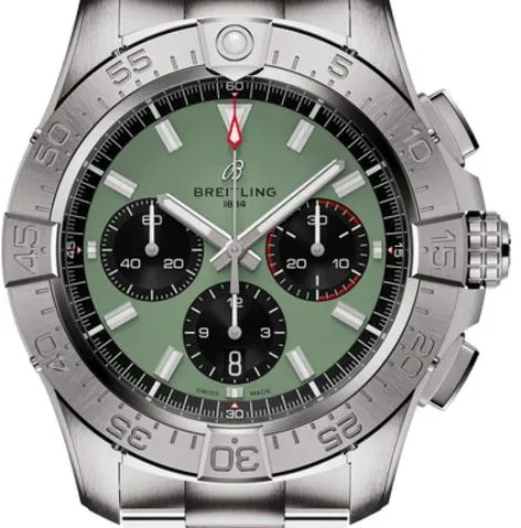 Breitling Avenger AB0147101L1A1 44mm Stainless steel Green