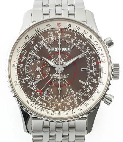 Breitling Montbrillant A21330 43mm Steel Brown