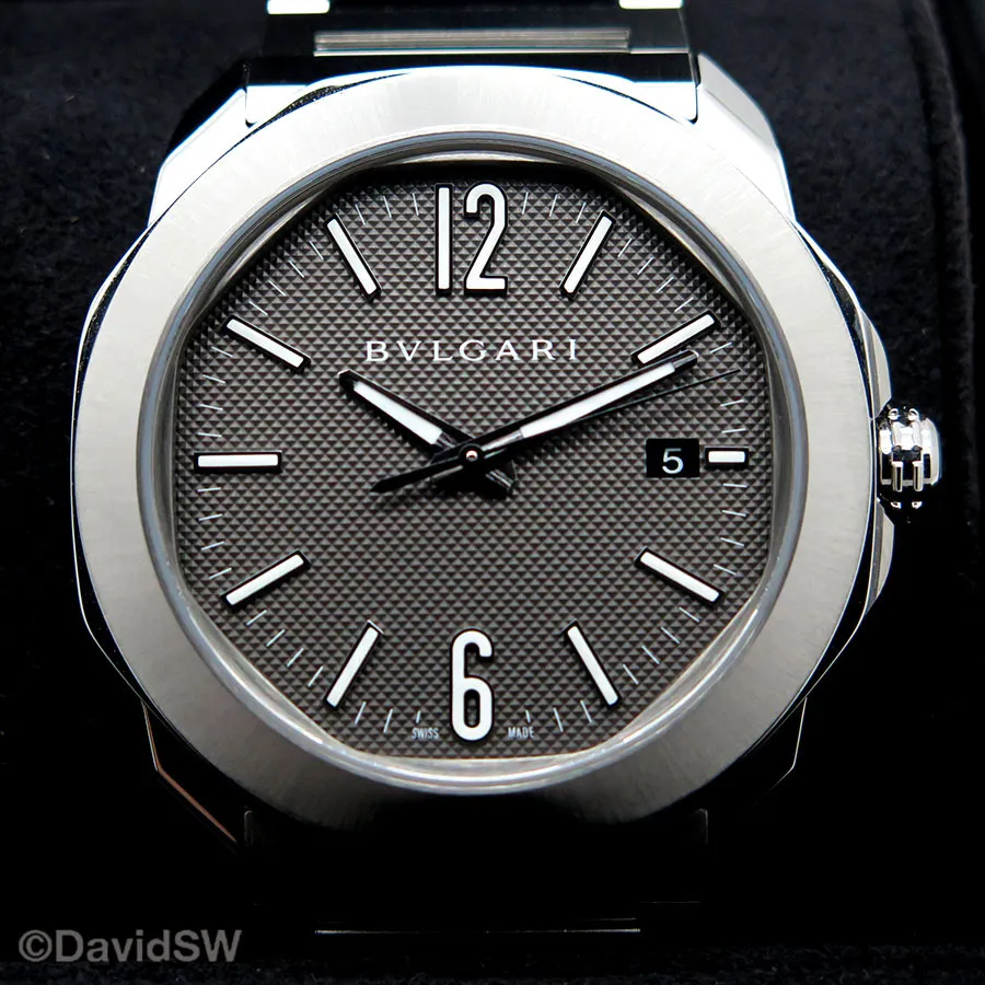 Bulgari Octo 103740 41mm Stainless steel Gray 2