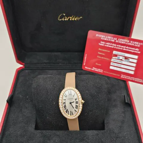 Cartier Baignoire WB520004 31.5mm Rose gold Silver 7