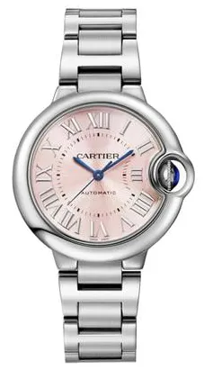 Cartier Ballon Bleu WSBB0068 33mm Stainless steel Rose