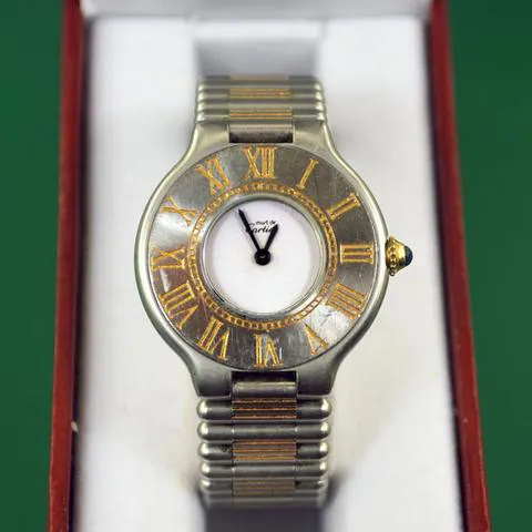 Cartier Must 21 28mm Stainless steel White