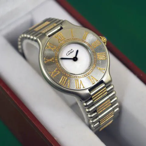 Cartier Must 21 28mm Stainless steel White 2