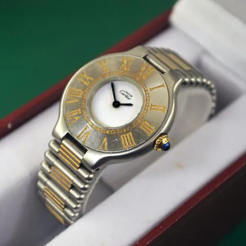 Cartier Must 21 28mm Stainless steel White 3