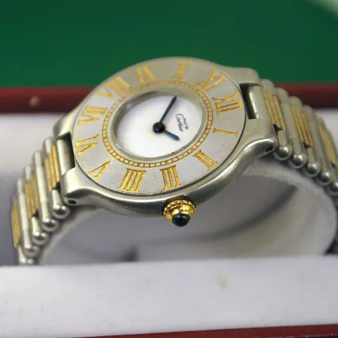 Cartier Must 21 28mm Stainless steel White 4