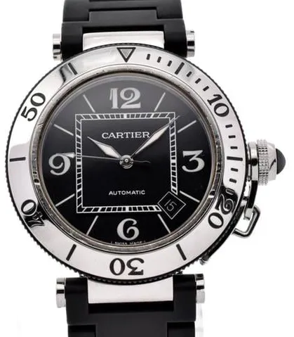 Cartier Pasha W31077U2 40mm Steel Black