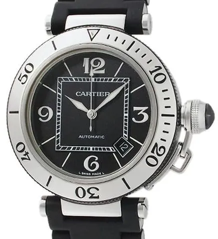 Cartier Pasha W31077U2 40mm Steel Black