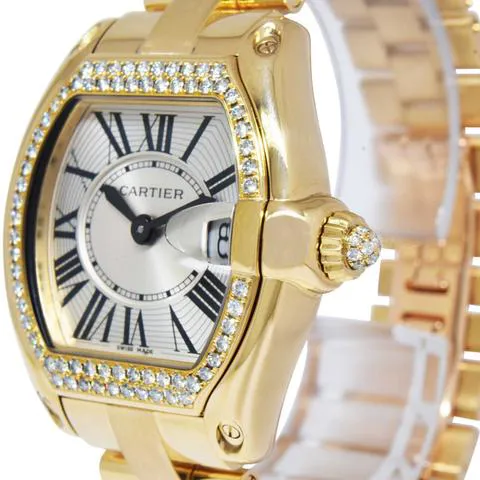 Cartier Roadster 2676 31mm Yellow gold Silver 4