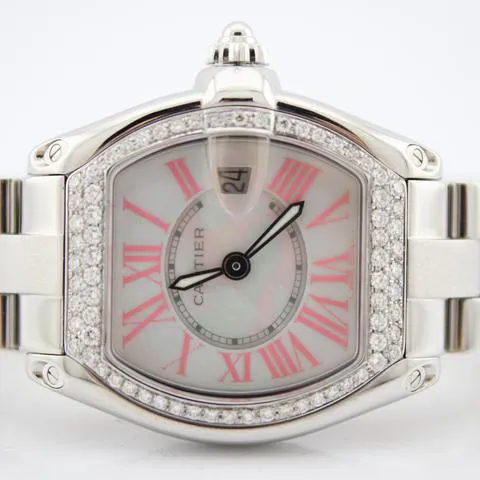 Cartier Roadster W6206006 32.9mm Stainless steel Mother-of-pearl