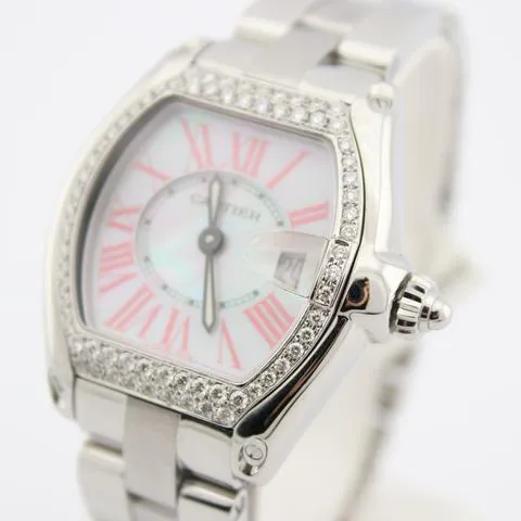 Cartier Roadster W6206006 32.9mm Stainless steel Mother-of-pearl 2