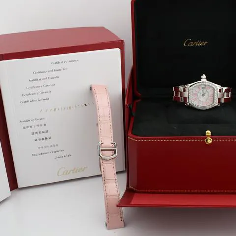 Cartier Roadster W6206006 32.9mm Stainless steel Mother-of-pearl 8