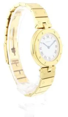 Cartier Santos 8191 27.5mm Yellow gold White 1