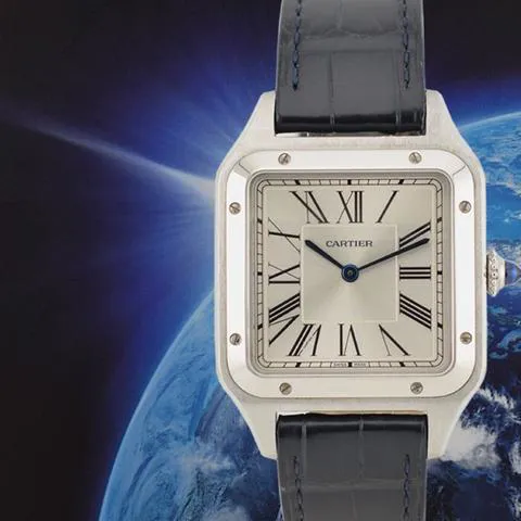 Cartier Santos Dumont WSSA0022 43.5mm Stainless steel Silver