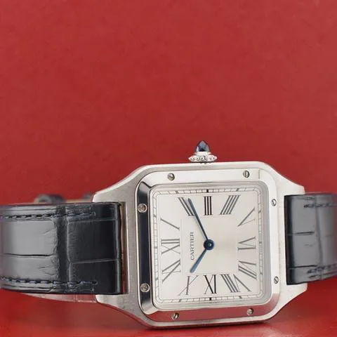 Cartier Santos Dumont WSSA0022 43.5mm Stainless steel Silver 2