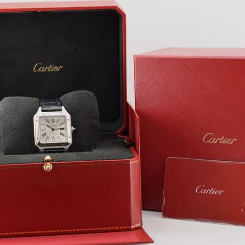 Cartier Santos Dumont WSSA0022 43.5mm Stainless steel Silver 7