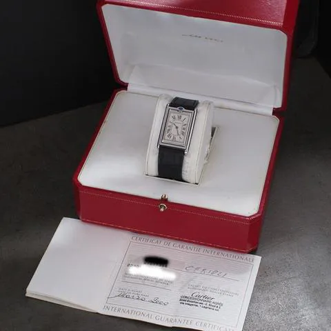 Cartier Tank 2390 25mm Stainless steel White 1