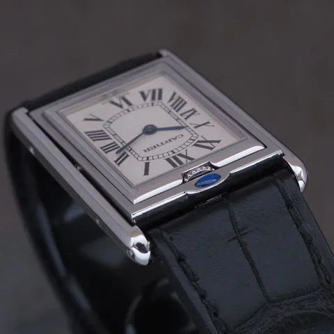 Cartier Tank 2390 25mm Stainless steel White 6