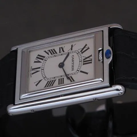 Cartier Tank 2390 25mm Stainless steel White 9