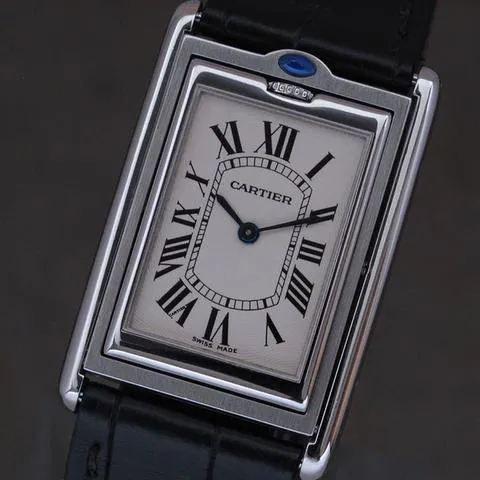 Cartier Tank 2390 25mm Stainless steel White 10