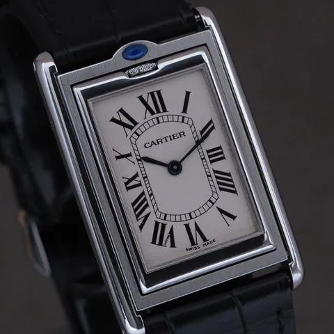 Cartier Tank 2390 25mm Stainless steel White 11