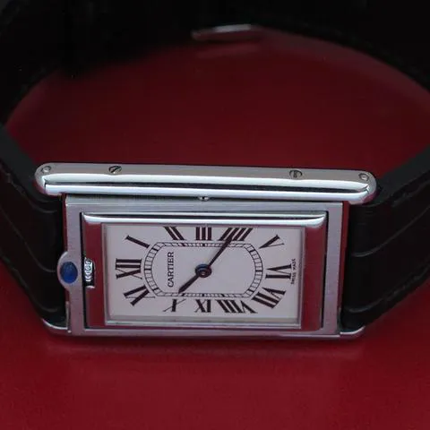 Cartier Tank 2390 25mm Stainless steel White 15