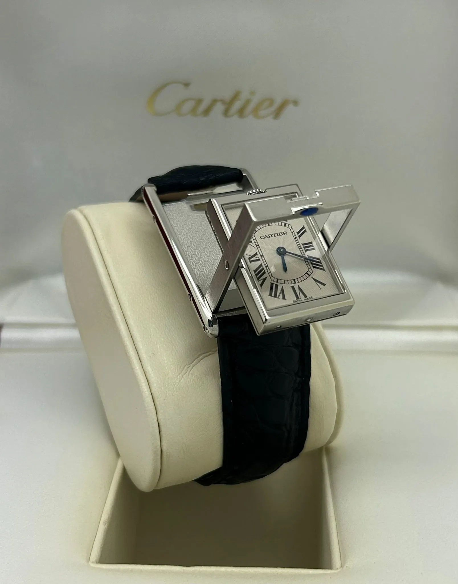 Cartier Tank Basculante 2390 26mm Stainless steel Silver 4